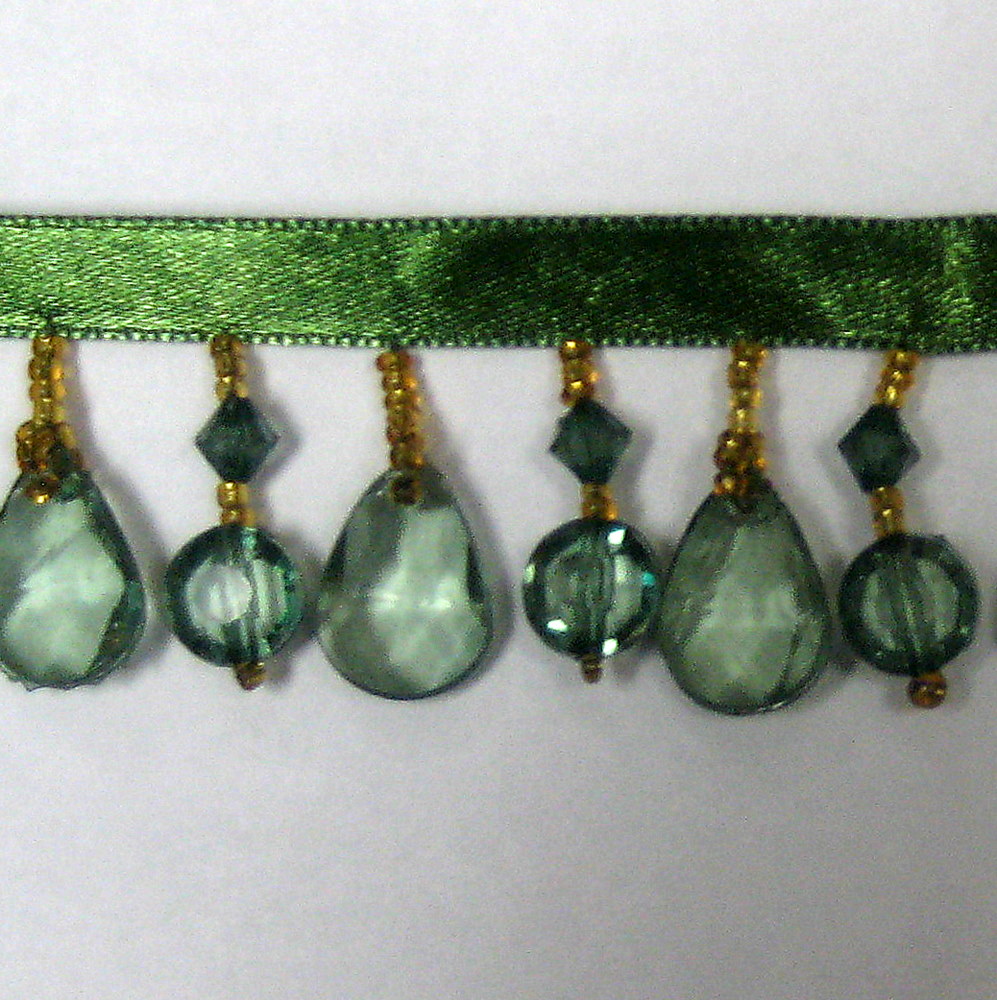 GLASS BEADED FRINGE GLASS BEADED FRINGE